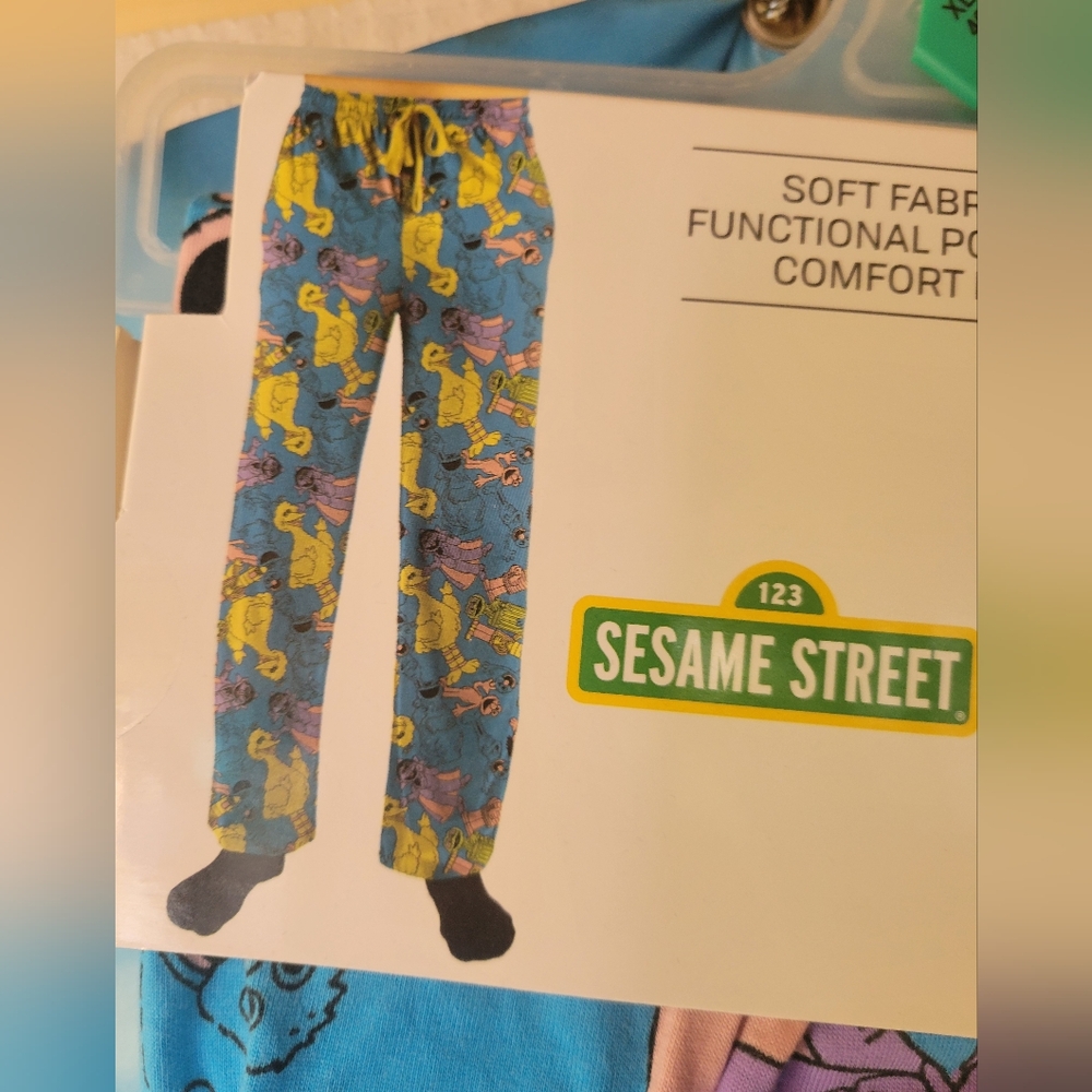 Sesame‎ Street New Mens Lounge/Sleep Pants